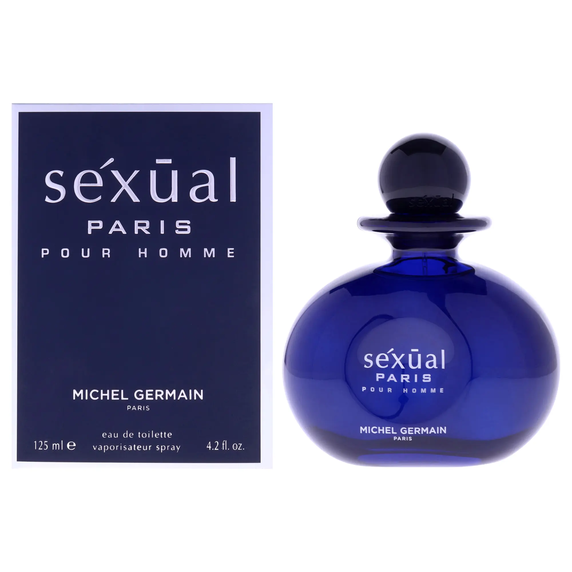 Sexual Paris by Michel Germain, 4.2 oz (4 to 4.9 fl oz) Eau De Toilette Spray Bottle - Male Scent Unisex Fragrance Mist, Mist Unisex Fragrance
