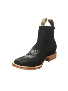 Botines Charros La Sierra Boots con Punta Cuadrada