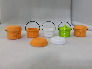Mini Halloween Buckets McDonalds Vintage Retro 3D Print