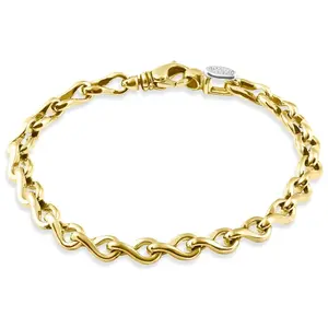 Men's 14k Gold (28gram) or Platinum (45gram) 7mm Link Bracelet 8.5"
