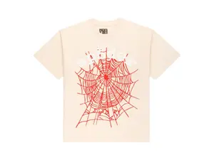 Sp5der Legacy Logo Heavyweight Tee Cream (men) by StockX