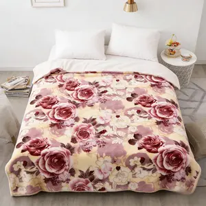 1pc Flannel Blanket with Fleece Lining, Warm Bed Sheet, Quick Heat Blanket, Sofa Office Travel Camping Multi-Purpose Gift Blanket