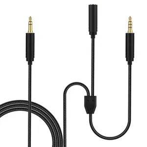 Chat Link Audio Cable Replacement for Elgato HD60, HD60S, HD60 X, HD60Pro, 4K60 PRO Series Game Capture Card, Compatible with Nintendo Switch, PS5, PS4, Xbox One, Xbox X/S (6.9Ft, 3.5mm Jack)