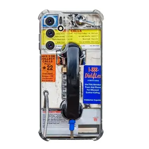 Vintage Phone Booth Style Phone Cases For SAMSUNG GALAXY A14 A15 A16 A25 A26 A34 A35 A36 A53 A54 A55 A56 4G 5G Four - corner Anti - fall Shell Cover with Full Lens Protection