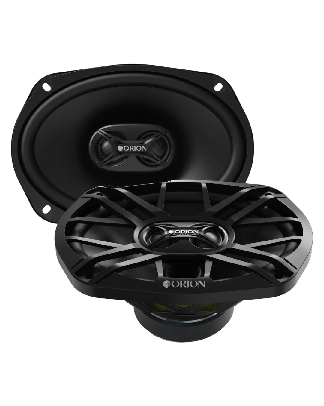 Orion XTR69.3 XTR 6x9in 3-Way Coaxial Car Speakers 4 Ohm 400W Max 55Hz-22kHz Polypropylene Cone Silk Dome Door Speakers Full Range Car Audio Upgrade Pair