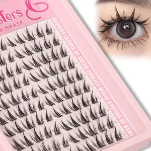 Spiky Cluster Eyelash Kit - Fairy Wispy Manga Individual Lash Extensions for Natural Anime Look