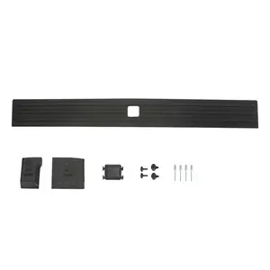 Flexible Tailgate Step Pad Molding Trim with Button, Body Kit Accessories, Fit for 2015-2020 Ford F150 Truck Auto Replacement Parts Vehicle