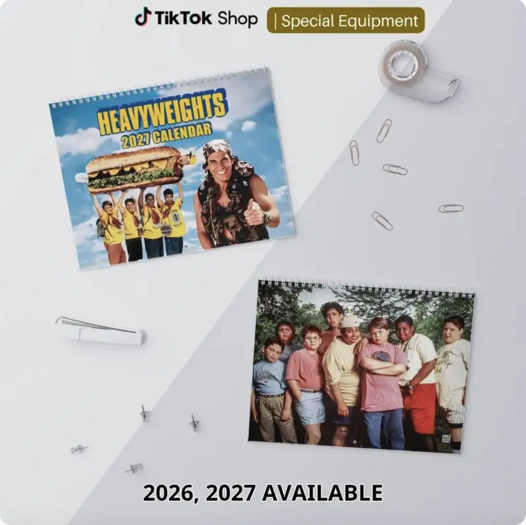 Best Line Of Heavyweights 2026 - 2027 Wall Calendar, 90s Movie Wall Calendar, Calendar And Planner, Gift For Fan