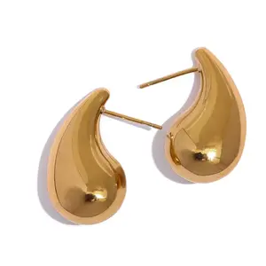Chunky Drop Studs Earrings