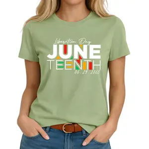 Women’s Milk Silk Juneteenth Tee – 1865 African American Freedom & Black Pride T-Shirt