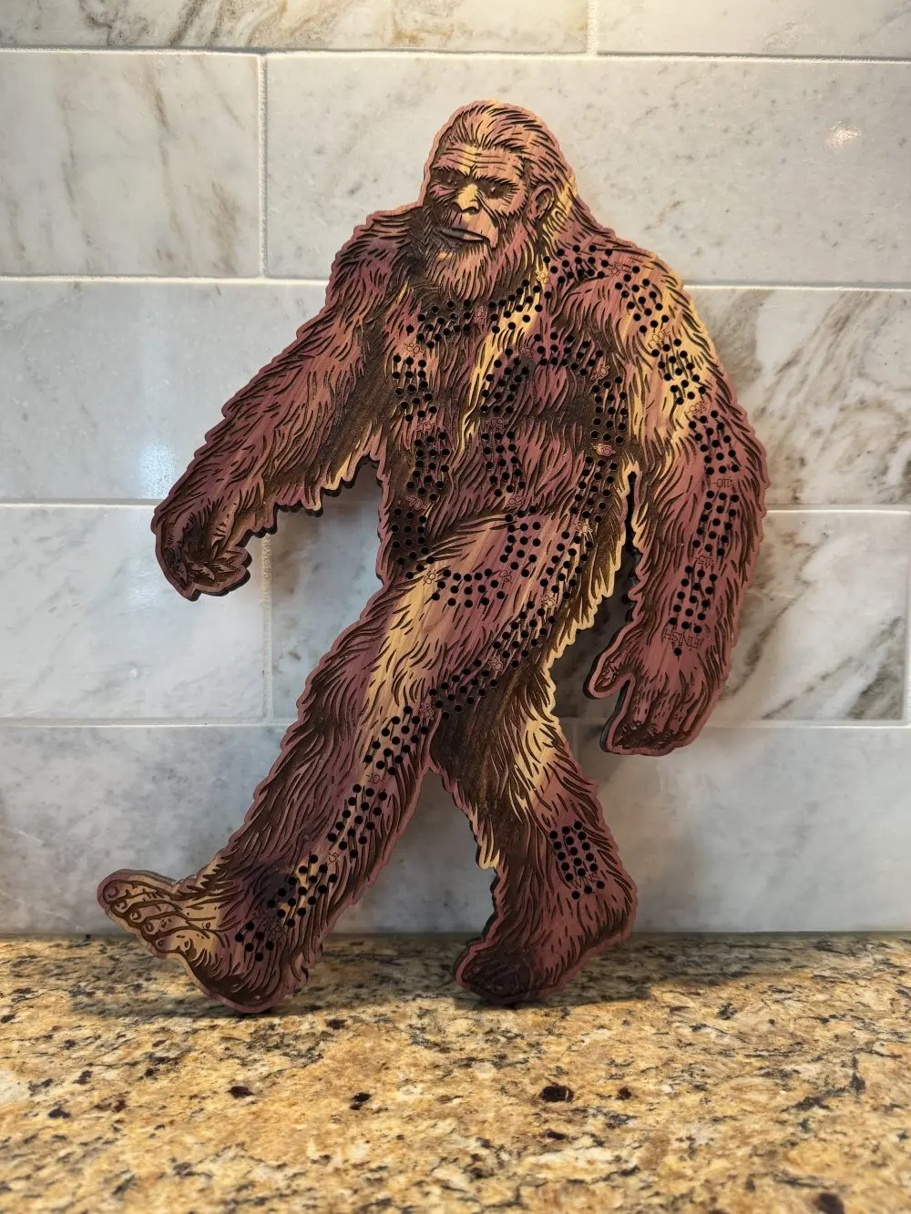 Bigfoot 3-Track Cribbage Board