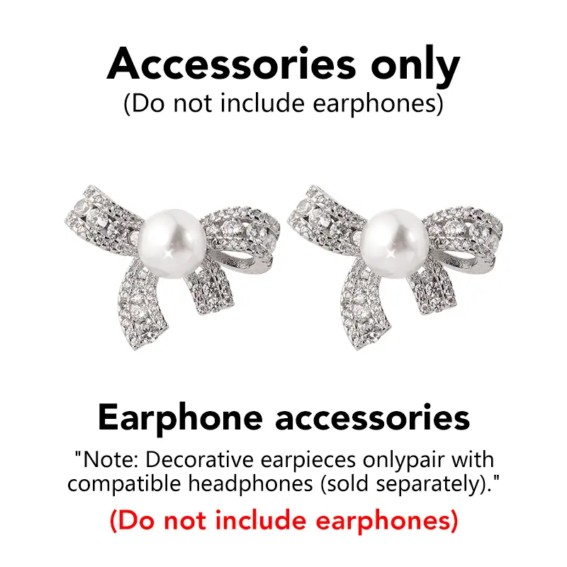 Pearl bowknot(Do not include earphones)
