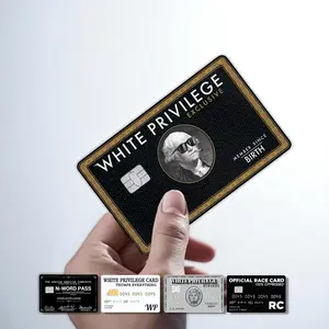 ZAEN0X White Privilege Credit Card Stickers Matte Waterproof Vinyl Debit Skins Decal Covers Easy to Apply for Personalization