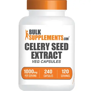 BulkSupplements - Celery Seed Extract Capsules - Vegan - Natural Antioxidants - 240 Veg Capsules - 1000mg per Serving