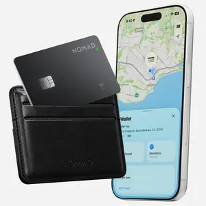 NOMAD Tracking Card Pro GPS Tracker - Find My Device Accessory, Black