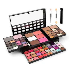 Makeup Kit for Women Full Kit including 36 Eyeshadow Make up,16 Lip Gloss,12 Glitter Cream, 4 Concealer, 3 Blusher,1 Bronzer, 2 Highlight and Contour - All in One Make-up Kit 74 Colors