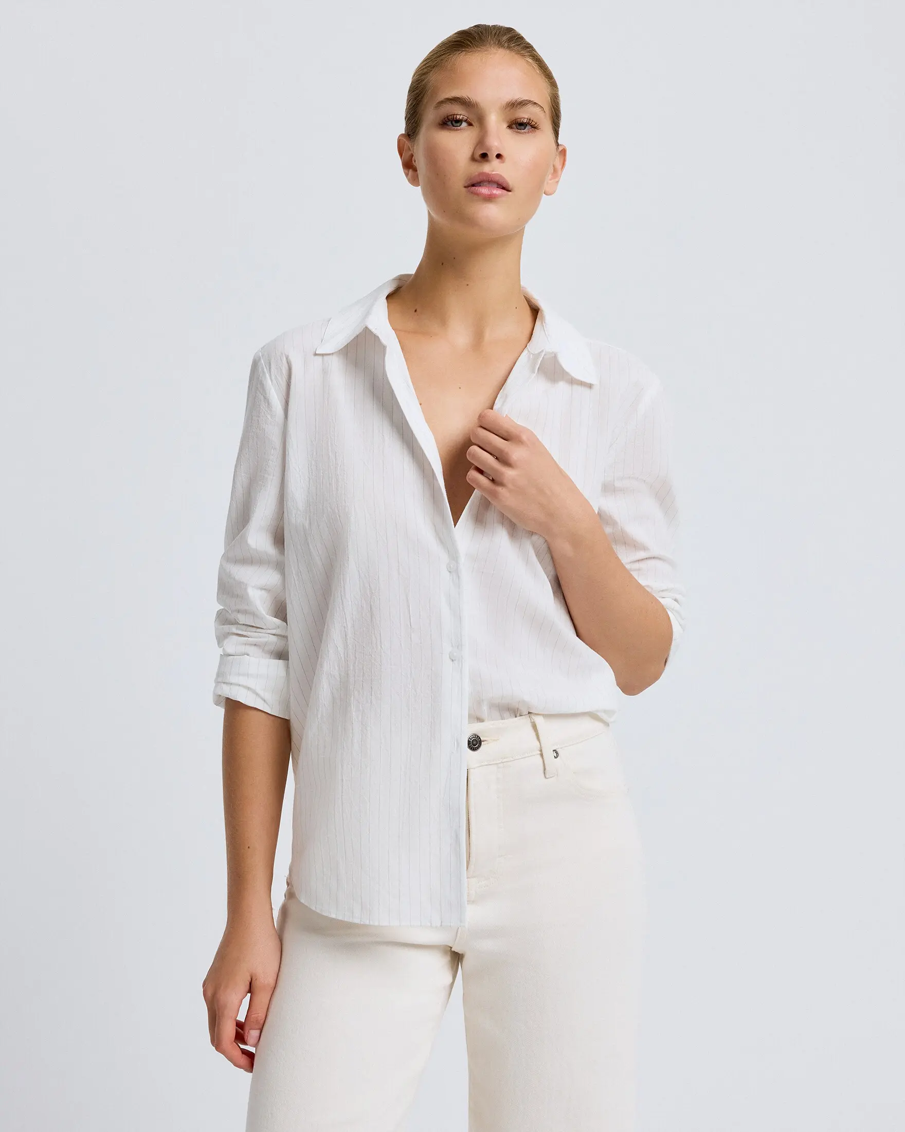 Express Cotton Striped Portofino Shirt