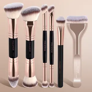 Maange 6-Piece Makeup Brush Set Includes Foundation Brush, Blush Brush, Concealer Brush, Professional Cosmetic Brushes for Women Brush Makeup Kit