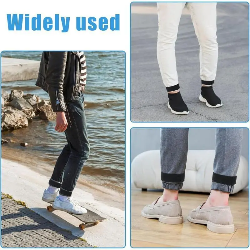 Black Boot Straps, 2 PCS Elastic Polyester Ankle Straps for Cowboy Boots Adjustable Boots Bands Self-adhesive Trousers Blouses Elastic Strap Band with Hook and Loop for Hiking Fishing Hunting Black Boot Straps, 2 PCS Elastic Polyester Ankle Straps for Cowboy Boots Adjustable Boots Bands Self-adhesive Trousers Blouses Elastic Strap Band with Hook and Loop for Hiking Fishing Hunting