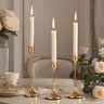 Vintage Candlestick Holder Set, Vintage Candle Stand, Candle Holders, Retro Modern Decorative Centerpiece, Table Decoration for Weddings, Fireplace Mantel, Home Decor Gift, Home Accessories, Decoration Items