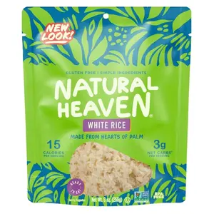 Natural Heaven White Rice – Low Carb, High Fiber, Gluten Free, Hearts of Palm Rice