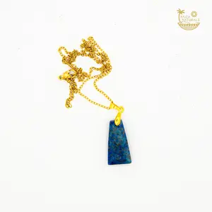 Lapis Lazuli Crystal Necklace for intellectual stimulation and Focusing