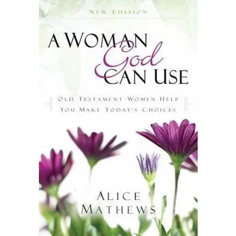 Used Soft Cover Bible Study Book - A Woman God Can Use by Alice Matthews (Discovery House Publishers, English, 2012 Edition, 189 Pages, 0.5 lbs, Good/Like New Condition, Helps Make Choices, Includes Bible Study Questions, Group or Individual Use Support)