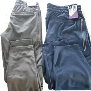 Member Mark Tech Fleece Pants with Pockets for Men - Durable warm and Comfortable Menswear Activewear Sweatpants Stylish Gym Straight Soft Day Plain