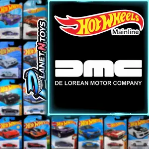 Hot Wheels Delorean Mainline American Power 1:64 Diecast Assorted (DMC, Alpha)