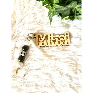 Mimi Personalized Keychain with Kids Names