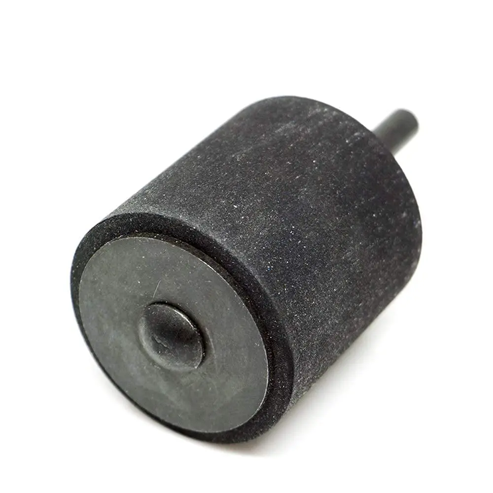 1-1/2" x 1-1/2" Rubber Expanding Drum Sander with 1/4" Mandrel, Spiral Bands Rotary Sander Attachment for Drill &  , Metal Polishing Sanding - Sanders for Woodworking