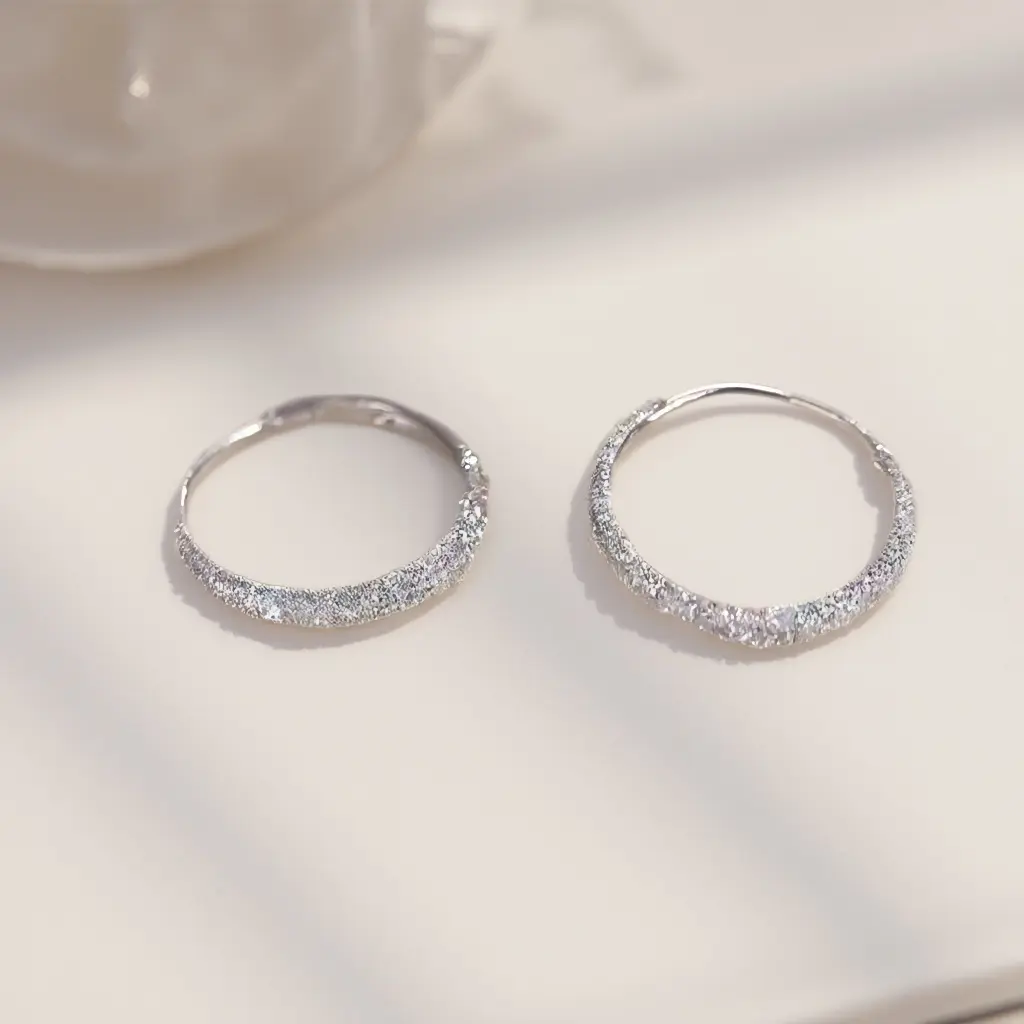 DIROMON Sterling Silver Small Hoop Earrings for Women | S925 Hypoallergenic Nickel&Lead-Free Cute Sterling Silver Huggie Hoop Earrings for Sensitive Ears | Lightweight Comfortable Sleeper Earrings,Minimalist Everyday Jewelry
