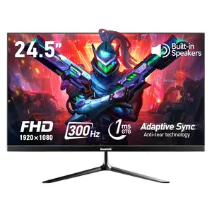 24.5" 300Hz Gaming Monitor, FHD 1080P Frameless PC Monitor, 1ms GTG, Adaptive Sync, 98% sRGB, 178° View, HDMI/DP, 75x75 VESA Mountable for Competitive Gaming
