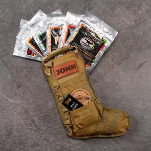 Bacon Jerky Tactical X-Mas Stocking Kit - Christmas Gift Set For Men Leather