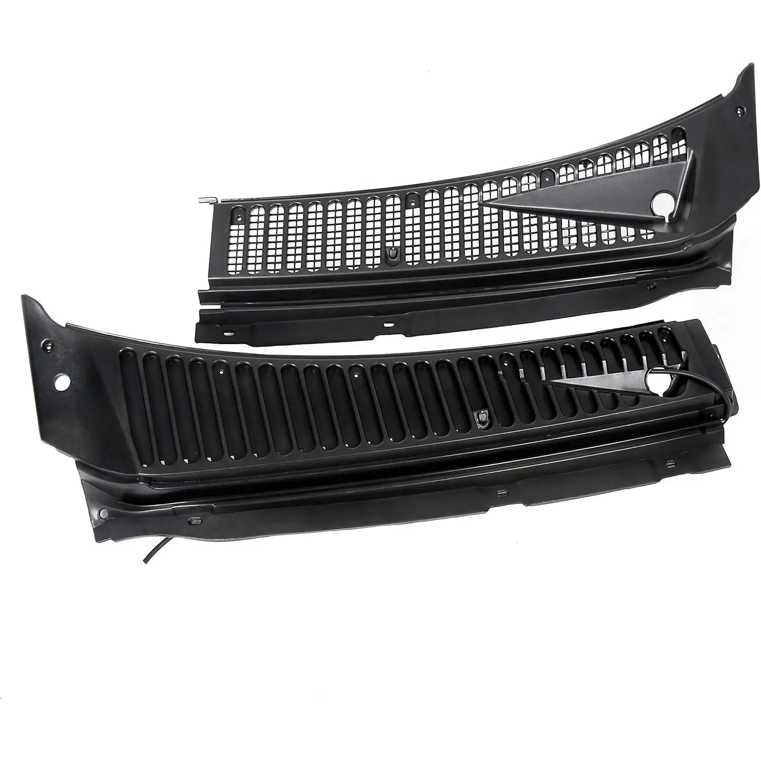 Windshield Wiper Cowl Cover Panel Truck Cover, Vehicle Specific Fit for 1999-2007 Ford F250-F550 Super Duty & 2000-2005 Ford Excursion, Replacement for 3C3Z-25022A68-AAA & 4C3Z-25022A69-AAA, Snow-Ready