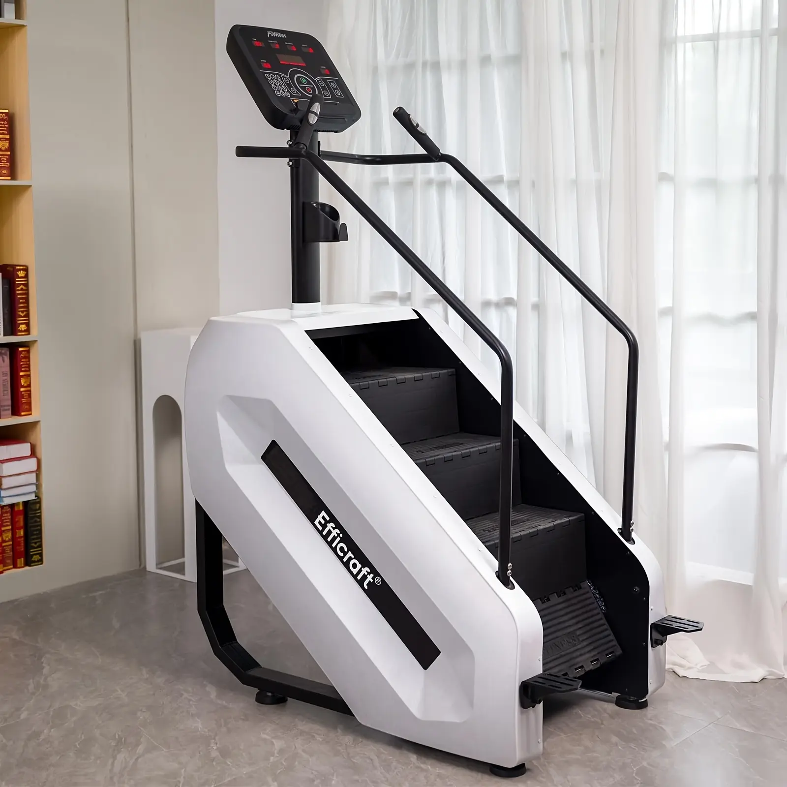 Stair Stepper Machine with LED Screen, Commercial Grade Stair Climber, Continuous Climbing Exercise Machine for Cardio, 15 Speed Levels Stair Master, 15-164 Steps/Min