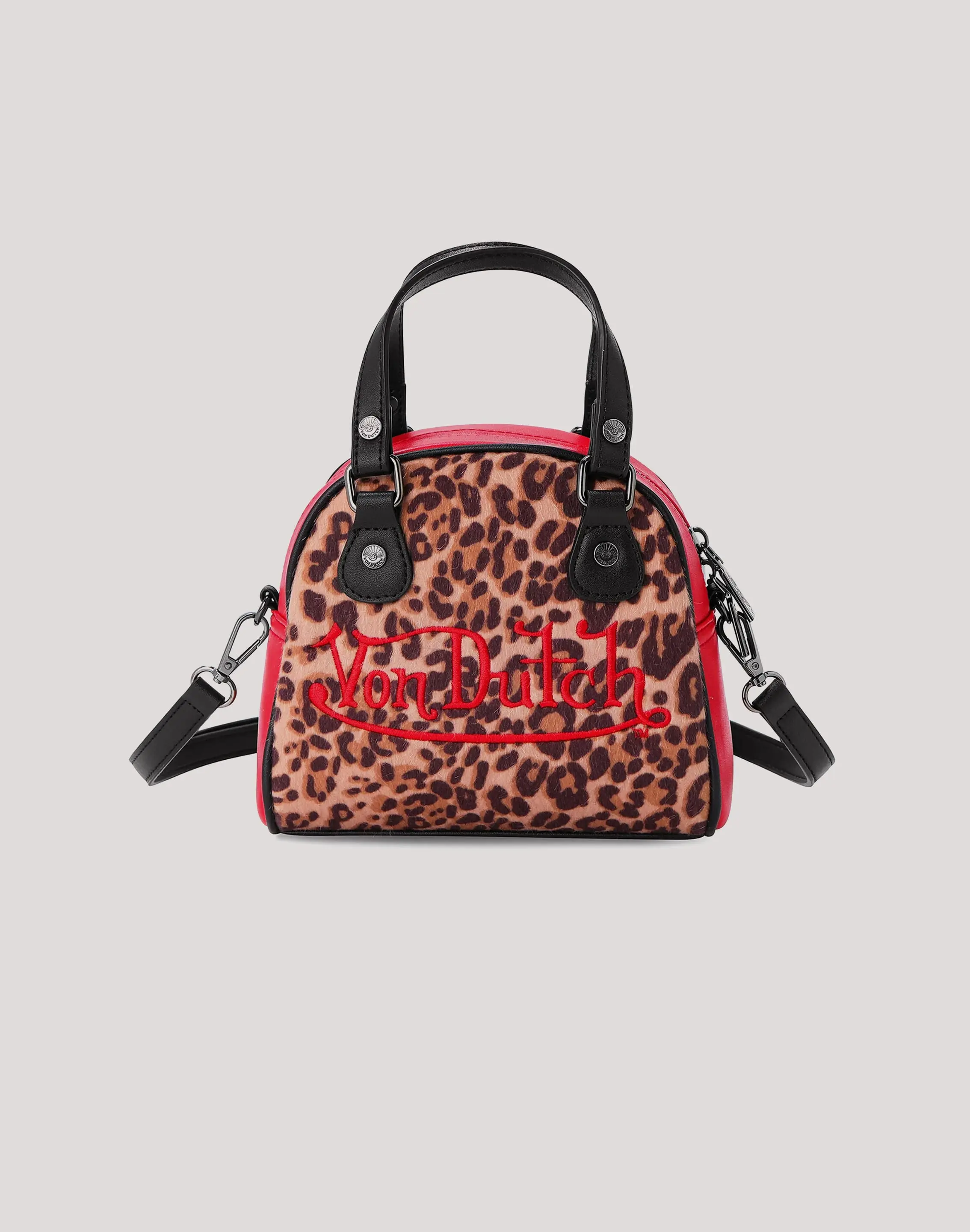 Womens Von Dutch Cheetah Bowler Purse Womens Von Dutch Cheetah Bowler Purse
