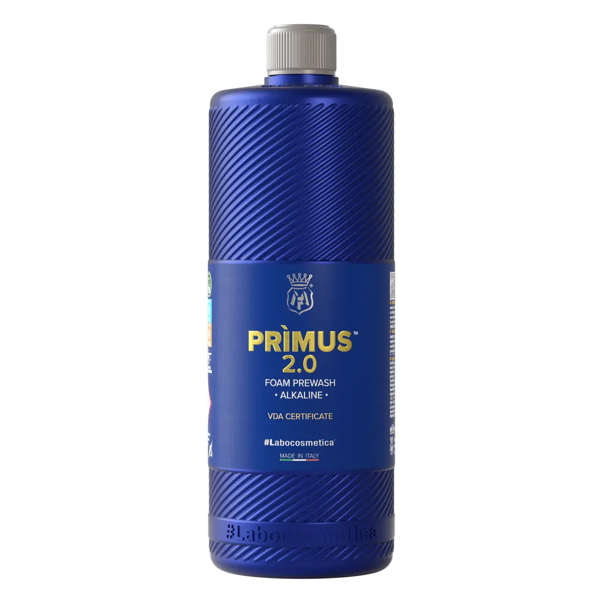 Labocosmetica PRIMUS 2.0 Foam Prewash Alkaline - VDA Certified for Effective Cleaning and Odour Control
