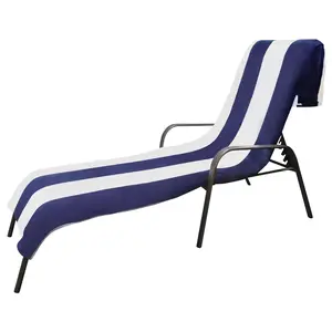 Superior Cotton Standard Size Cabana Stripe Lounge Chair Cover