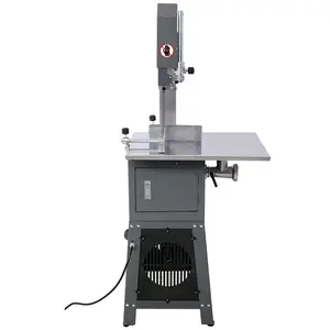 2-in-1 multifunctional meat processing machine, bone cutting band saw+meat sausage grinder, 550W/3/4HP powerful power, smooth and unobstructed material, full processing efficiency, worry free for both commercial and household use