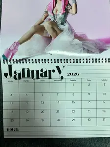 2026 Fan Calendar - A gift for fans with monthly notes - Ideal for keeping track of important dates and events.