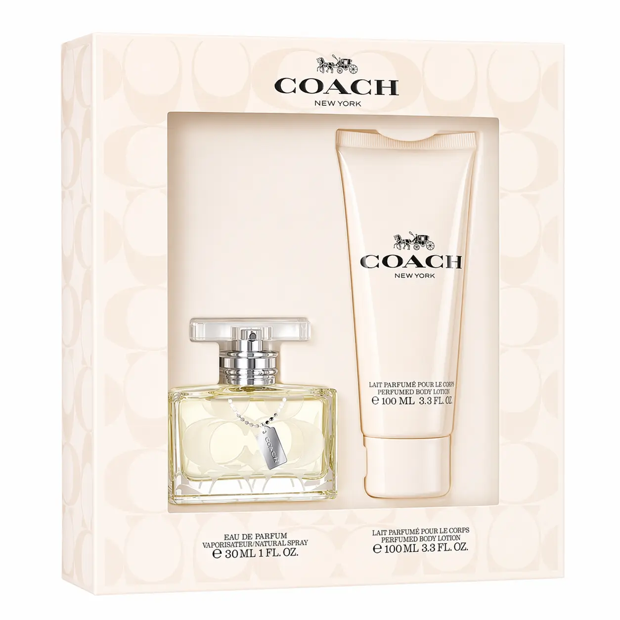 Coach Signature Eau De Parfum 2PCS Gift Set (1.0 oz + 3.4 oz Body Lotion)