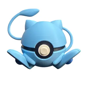 Shiny Mew - Inspired 3D Printed Poke Ball Collectible