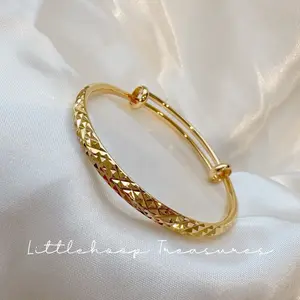Adjustable Gold Filled Baby Bracelet for Toddlers - Perfect Accessory for Your Little One