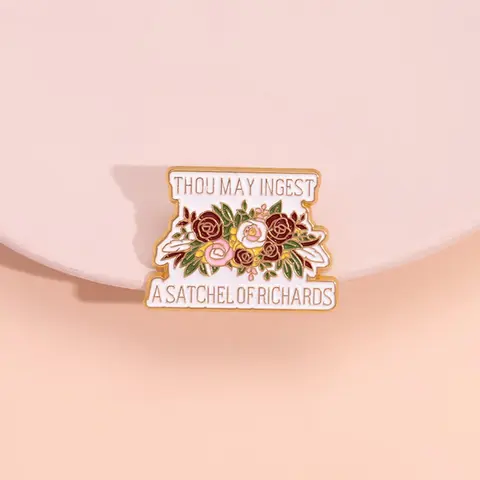 Vintage Letter & Floral Design Brooch, Lapel Brooch, Hat Pins, Flower Brooch Pin, Bouquet Daisy Pin, Durable Metal Pins, Cute Clothes Badge for Women & Men, Enamel Pin Suitable for Backpacks, Jeans, Scarves, Hats Decoration, Fashion Lapel Pin