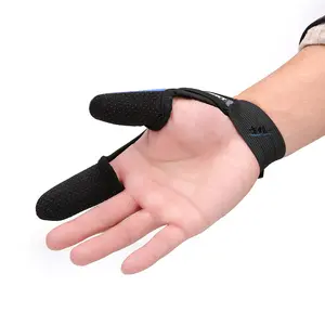 1 Pair Two Finger Fishing Gloves, Breathable Casting Line Protection Gloves, Non-slip Lure Rod Control Protector Mitt for Men, Available for Left & Right Hand