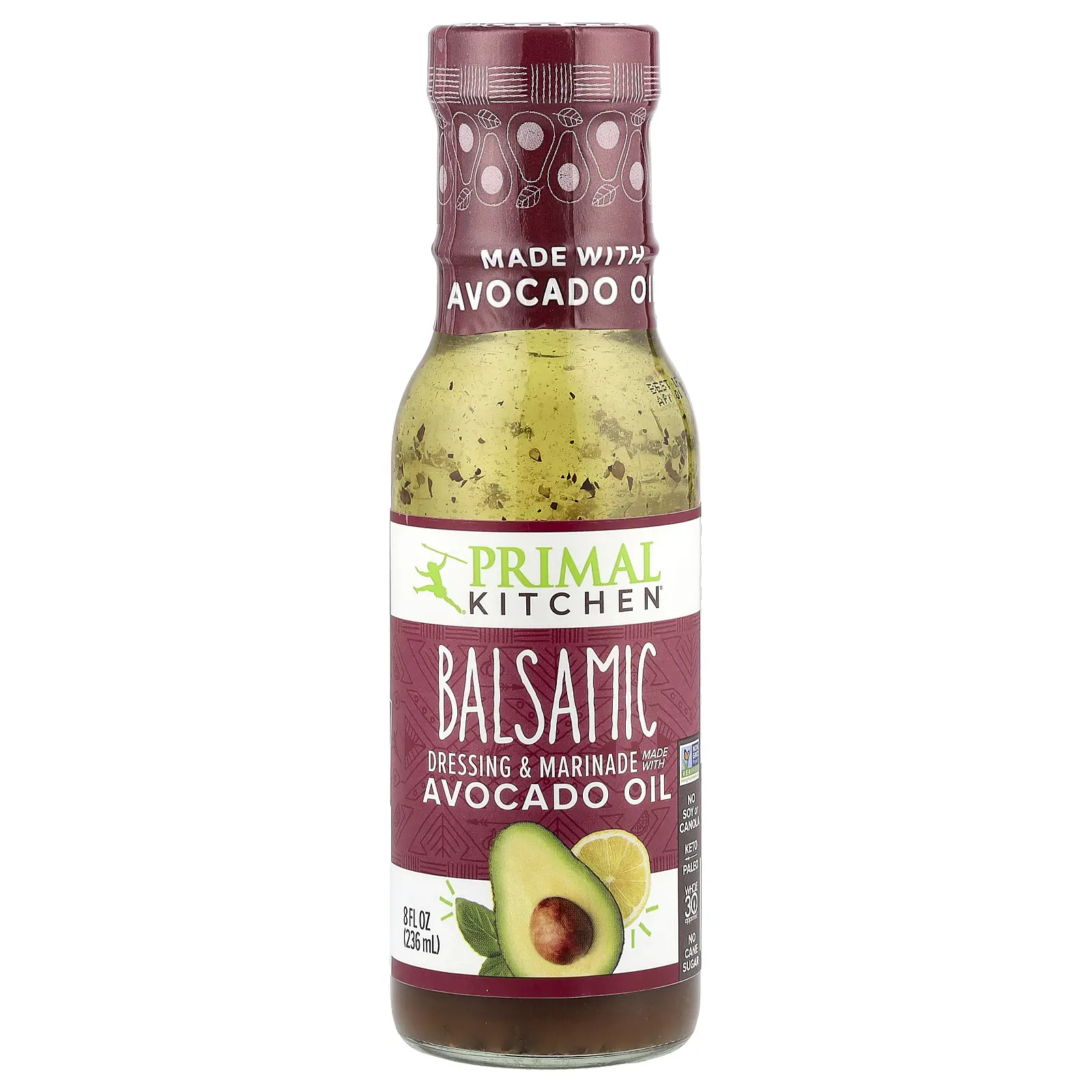 Primal Kitchen Dressing & Marinade Made With Avocado Oil, Balsamic, 8 fl oz (236 ml)