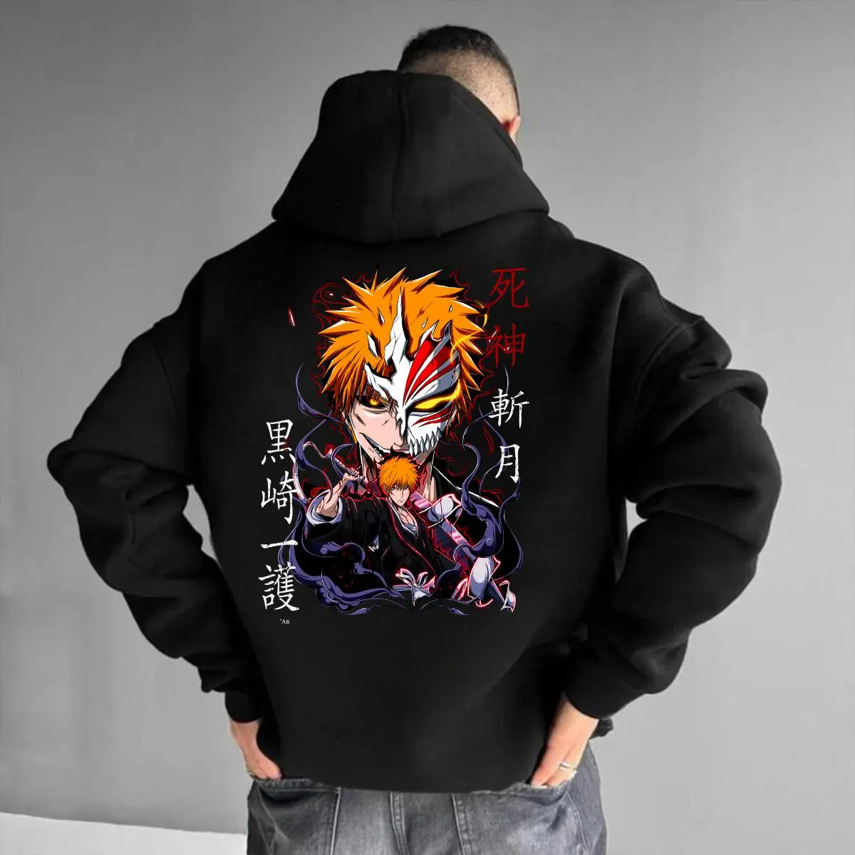 Ichigo X Hollow - Bleach 2Side Hoodie, Anime Hoodies Sweatshirt Unisex Clothes Men Women