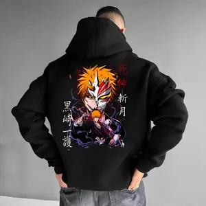 Ichigo X Hollow - Bleach 2Side Hoodie, Anime Hoodies Sweatshirt Unisex Clothes Men Women