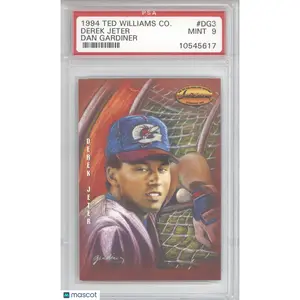 1994 Ted Williams Co. Derek Jeter #DG3 Dan Gardiner PSA 9